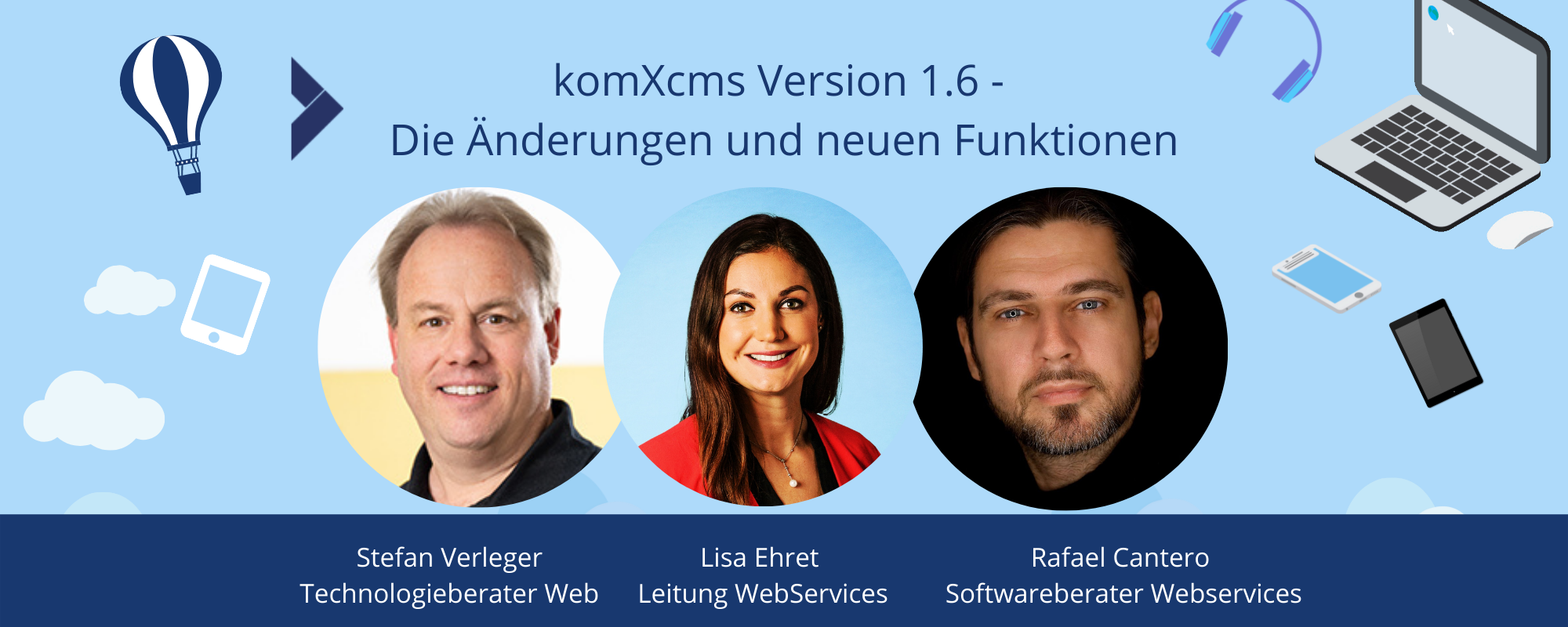 komXcms Version 1.6 - Vorstellung der neuen Funktionen